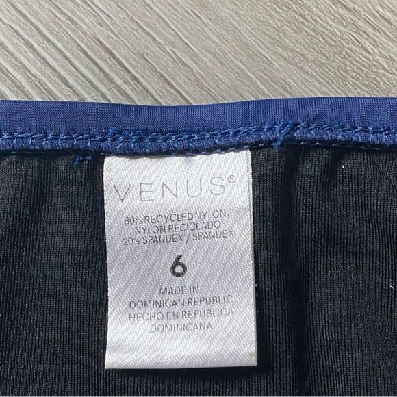VENUS Bikini Set Blue Swimsuit Adjustable 34D Top 6 Bottom - Picture 6 of 11